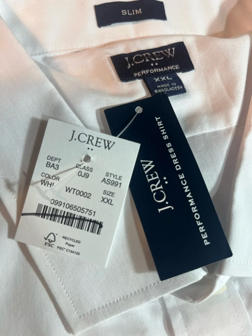 J.Crew Slim Performance Dress Shirt